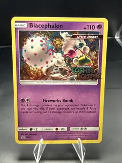 Pokemon Blacephalon SM221 Holo Card Cosmic Eclipse Promo - Image 1