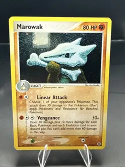 Pokemon Marowak EX Fire Red & Leaf Green 7/112 Holo Pokemon TCG - Image 2