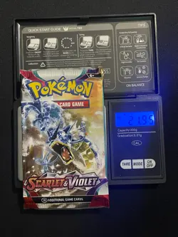 (VERY HEAVY) 21.95g Pokemon - Scarlet & Violet Booster Pack BRAND NEW SEALED - Image 1