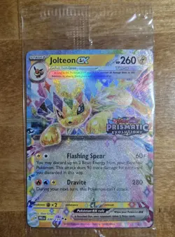 Pokemon Jolteon Ex 030/131 Prismatic Evolutions Surprise Box Stamped Sealed - Image 1