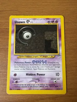 Pokemon Unown [C] 57/105 Neo Destiny Regular - Image 1