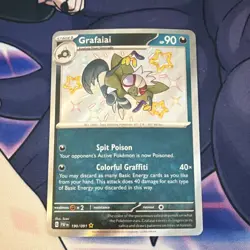 The Pokemon Company Grafaiai 190/091 SV: Paldean Fates Shiny Rare Holo Stage 1 - Image 1