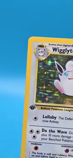 1999 Pokemon Jungle 1st Edition Wigglytuff #16/64 Holo Lp - Image 2