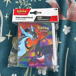Pokemon Tcg Phantasmal Flames Mini Portfolio/Binder Holds 60 No Booster Pack - Image 1