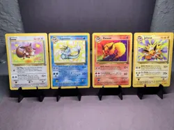 Pokemon TCG Jungle Set Eeveelutions Lot Eevee Vaporeon Jolteon Flareon WOTC - Image 1
