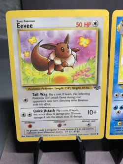 Pokemon TCG Jungle Set Eeveelutions Lot Eevee Vaporeon Jolteon Flareon WOTC - Image 2