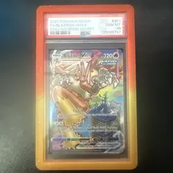 2021 SWORD AND SHIELD CHILLING REIGN POKEMON #201 BLAZIKEN VMAX Alt Art PSA 10 - Image 1