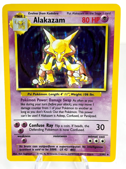 Alakazam 1/102 - Base Set - Holo - Pokemon - VLP - Image 1