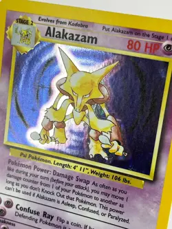 Alakazam 1/102 - Base Set - Holo - Pokemon - VLP - Image 2