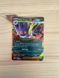 Pokemon TCG Mega Gengar EX 056/094 Phantasmal Flames Near Mint Condition - Image 1