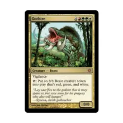 WOTC MtG Shards of Alara Godsire (MR) VG- - Image 1
