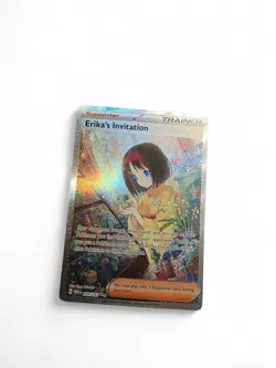 Pokemon TCG Scarlet & Violet Trainer Supporter Erika's Invitation 203/165 - Image 1