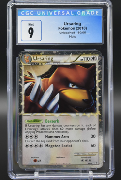 Pokemon HGSS Unleashed Ursaring Prime 89 CGC 9 HeartGoldSoulSilver PSA BGS - Image 1