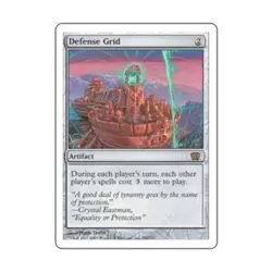 WOTC MtG 8th Ed Defense Grid (R) (Foil) VG - Image 1