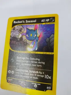 MINT/Nm Pokemon Rocket’s Sneasel #5 - Winner - 2002 Best of Game Promo Wotc - Image 2