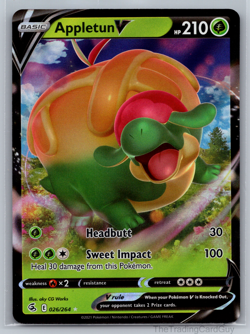 Appletun V - 026/264 Ultra Rare Fusion Strike NM Pokemon TCG - Image 1