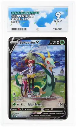 Serperior V TG13/TG30 Silver Tempest Full Art Pokemon TCG Ace 9 - Image 1