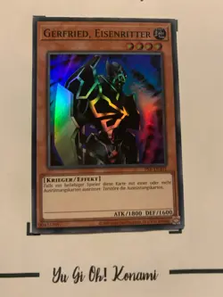 GERFRIED, EISENRITTER - PSV-DE101 DEUTSCH Yu-Gi-Oh! CARD SUPER RARE HOLO KONAMI - Image 3