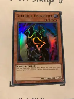 GERFRIED, EISENRITTER - PSV-DE101 DEUTSCH Yu-Gi-Oh! CARD SUPER RARE HOLO KONAMI - Image 5