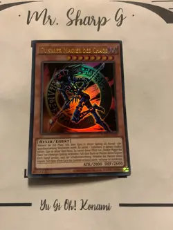 DUNKLER MAGIER DES CHAOS - YGLD-DEC02 DEUTSCH Yu Gi Oh! CARD ULTRA RARE HOLO - Image 2