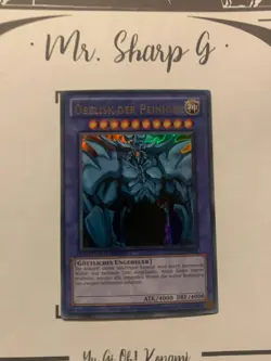 OBELISK DER PEINIGER - L.A. YGLD-DEG02 DEUTSCH Yu-Gi-Oh! CARD ULTRA RARE KONAMI - Image 2