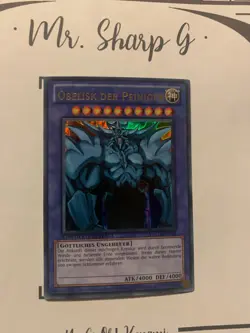 OBELISK DER PEINIGER - L.A. YGLD-DEG02 DEUTSCH Yu-Gi-Oh! CARD ULTRA RARE KONAMI - Image 3