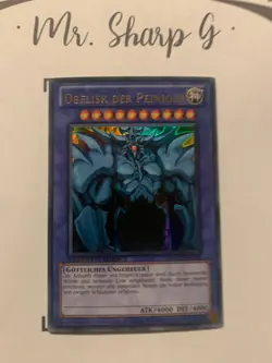 OBELISK DER PEINIGER - L.A. YGLD-DEG02 DEUTSCH Yu-Gi-Oh! CARD ULTRA RARE KONAMI - Image 4