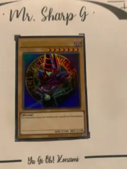 DUNKLER MAGIER - YGLD-DEC09 DEUTSCH Yu-Gi-Oh! CARD ULTRA RARE HOLO KONAMI TCG - Image 2