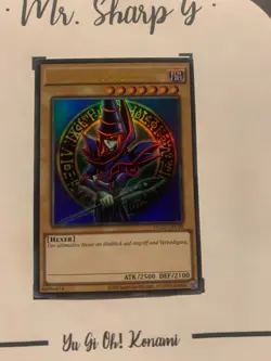 DUNKLER MAGIER - YGLD-DEC09 DEUTSCH Yu-Gi-Oh! CARD ULTRA RARE HOLO KONAMI TCG - Image 3