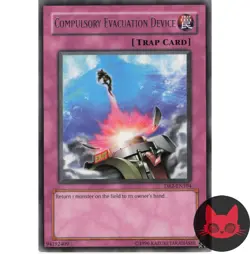 Yugioh Compulsory Evacuation Device DR2-EN104 Rare NM - Image 1
