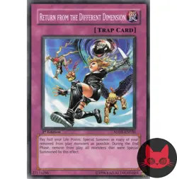 Yugioh Return from the Different Dimension SDDE-EN030 Common 1st Edition NM - Image 1