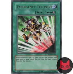 Yugioh Emergency Teleport TDGS-EN053 Ultra Rare LP - Image 1