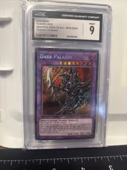 Yu-Gi-Oh! Dark Paladin Secret Rare SBCB-EN021 1st Edition Speed Duel Battle City - Image 1
