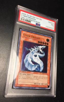 Cyber Dragon 1. Edition | Super Rare | 2005 CRV | PSA 7 Near Mint | Yu-Gi-Oh - Image 3