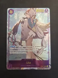 Uta #OP02-120 - Alt Art SEC - OP02 Paramount War One Piece TCG English - NM - Image 1