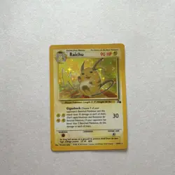 Pokemon Raichu Fossil Holo Rare 14/62 90 HP Wizards of the Coast 1999 Card - Image 1