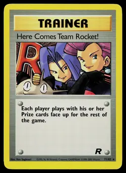 Pokemon Card - Here Comes Team Rocket! Team Rocket 71/82 Unlimited Rare - Image 1