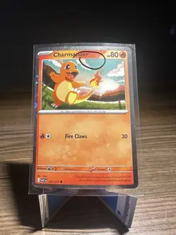Charmander ASC 020/217 Cosmos Holo SWIRL Promo Ascended Hero’s Pokemon Card - Image 1