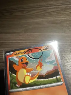 Charmander ASC 020/217 Cosmos Holo SWIRL Promo Ascended Hero’s Pokemon Card - Image 2