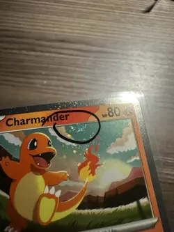 Charmander ASC 020/217 Cosmos Holo SWIRL Promo Ascended Hero’s Pokemon Card - Image 3