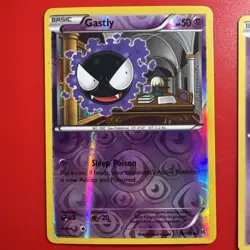 Pokemon TCG Gastly 3 Card Lot: 62/100 Stormfront 58/162 XY Breakthrough NM - Image 2