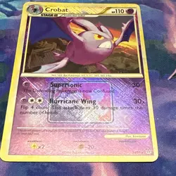 Pokemon Card Crobat League Promo Crosshatch Unleashed 14/95 LP-NM - Image 1
