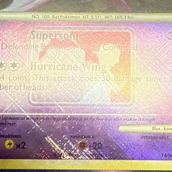 Pokemon Card Crobat League Promo Crosshatch Unleashed 14/95 LP-NM - Image 2