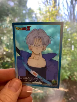 C-03 RARE ACETATE CLEAR Trunks DRAGON BALL Z Card Japanese FUNimation JPP/AMADA - Image 1