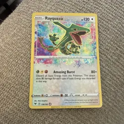Rayquaza 138/185 Vivid Voltage NM Holo Foil Amazing Rare Pokemon Card - Image 2