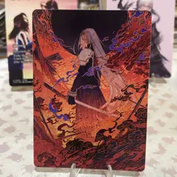 NtgNibelheim Aflame Art Card Gold-Stamped Art Series: FINAL FANTASY VII 😎✌✨ - Image 1