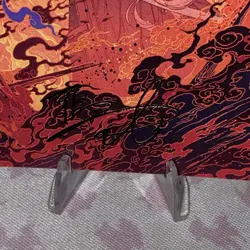 NtgNibelheim Aflame Art Card Gold-Stamped Art Series: FINAL FANTASY VII 😎✌✨ - Image 2