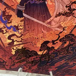 NtgNibelheim Aflame Art Card Gold-Stamped Art Series: FINAL FANTASY VII 😎✌✨ - Image 4