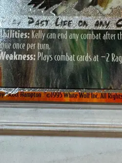 RAGE CCG - (LIMITED EDITION) SINGLE RARE/CHASE CARD 1995 KELLY STILL WATERS - Image 2