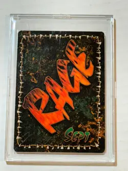 RAGE CCG - (LIMITED EDITION) SINGLE RARE/CHASE CARD 1995 KELLY STILL WATERS - Image 3